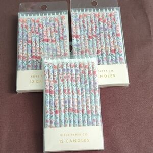 Rifle Paper Co. Pastel Floral Cake Candles